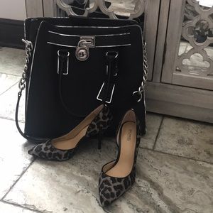 Michael Kors calf hair pumps